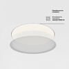 Миниатюра фото потолочный светодиодный светильник maytoni zon c032cl-90w3k-rd-mg | 220svet.ru